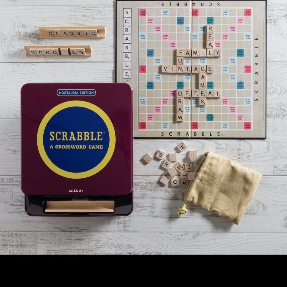 NEW WS Game Company Scrabble Nostalgia Edition In Collectable Tin